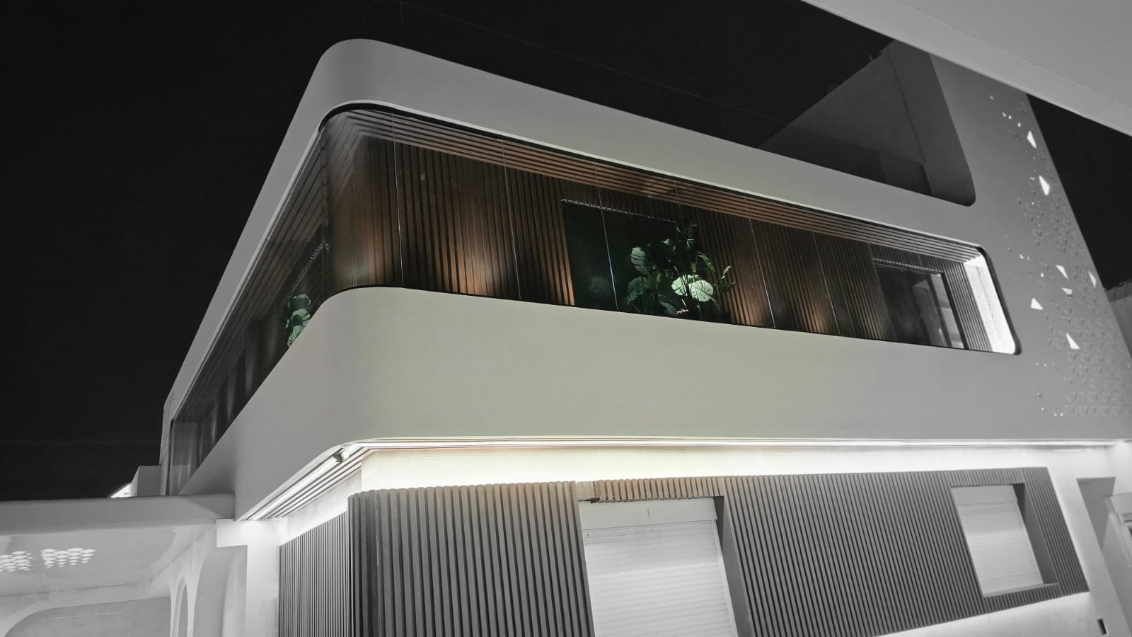 Completed private office villa façade in Jeddah